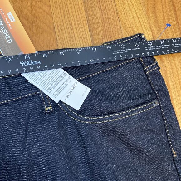 Levi's jeans men's 44x32 blue dark raw 541 athletic big tall NWT‎ - Picture 10 of 13